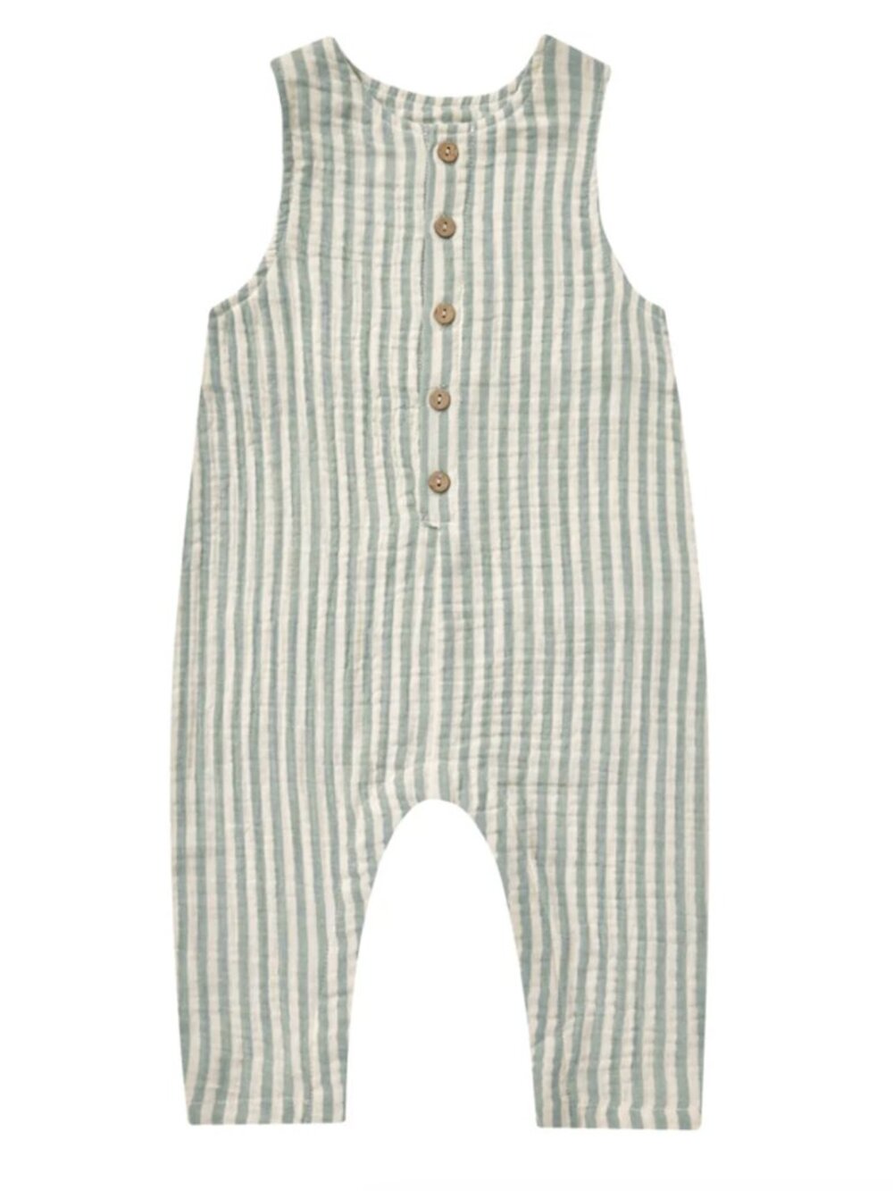 Rylee + Cru Buttoned Jumpsuit, 3-6 months
